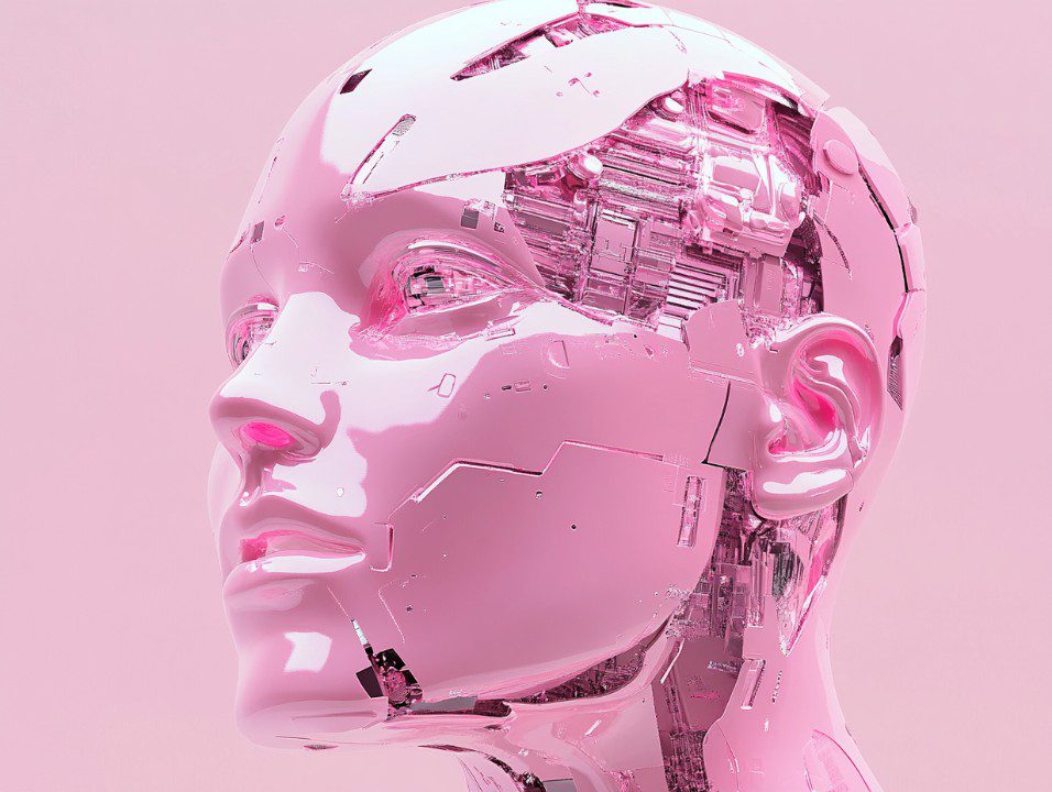 pink-ai-robot-head